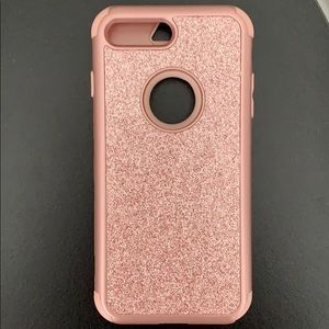 iPhone 7 Plus case Bling Rose Gold